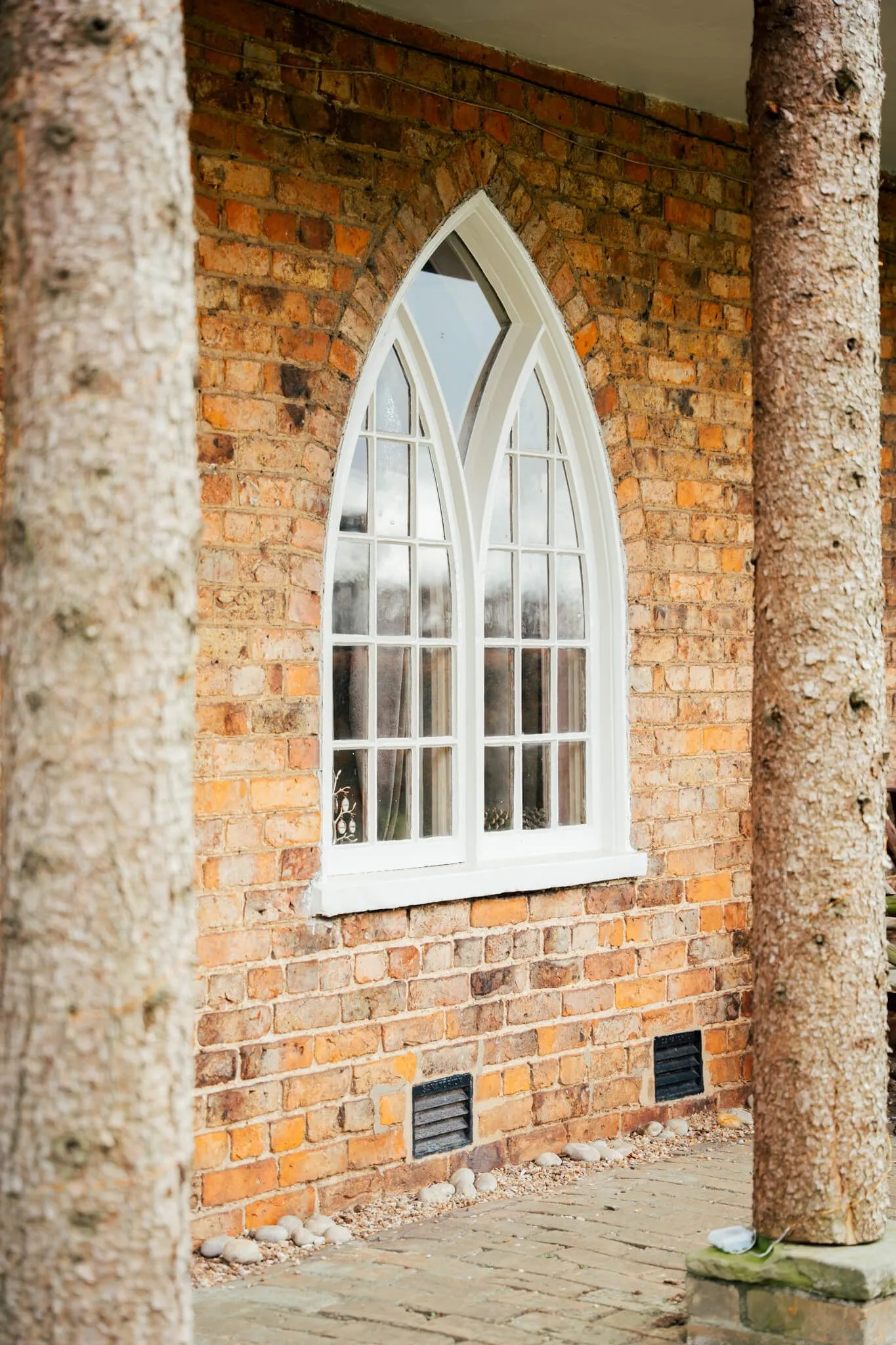 Tilt and turn arch windows at Brockelsby Lincolnshire