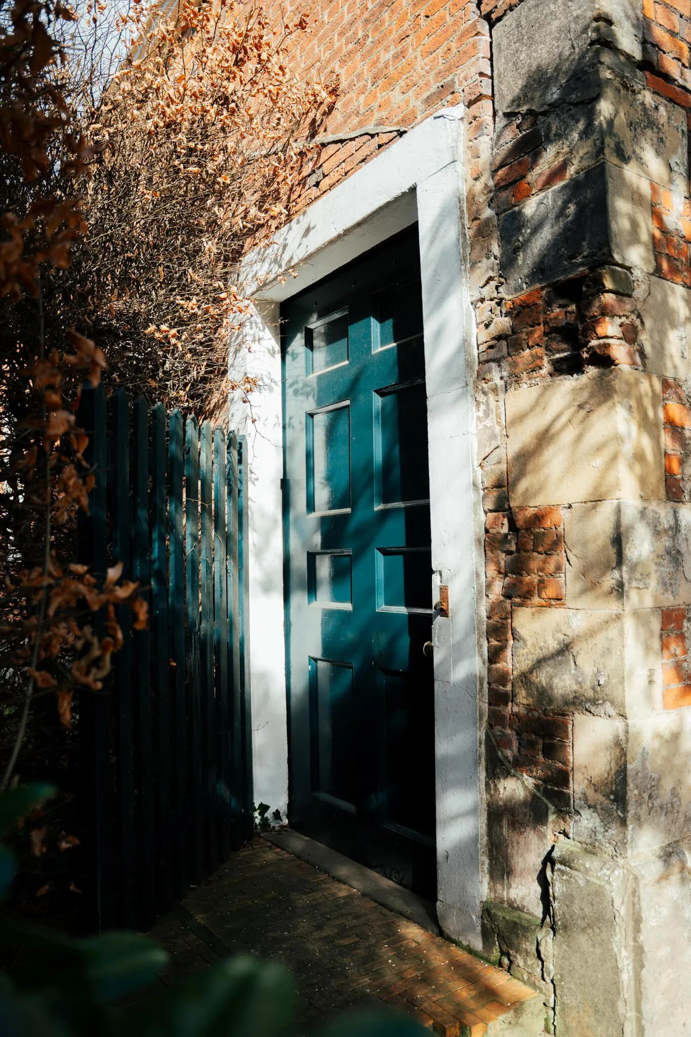 Bespoke hard wood door manufactured by Pelham Joinery