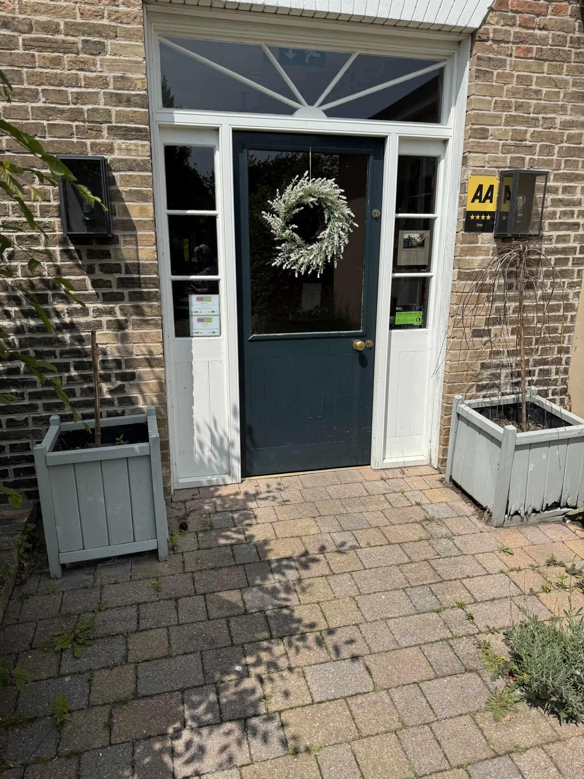 Pelham Joinery new outside planters for New Inn